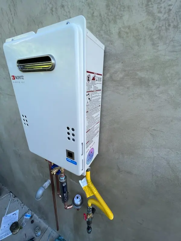 Tankless water heater installation for Liberty State Park homes